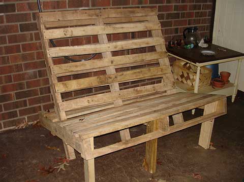 Benches Made From Pallets