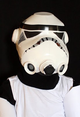 storm trooper costume with helmet